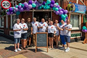 The darts team at The Stag ready to begin their 24 hour marathon.