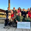 Thanks to the generosity of families who have lost loved ones, £25,000 has been donated to sponsor a dog through Hounds for Heroes.