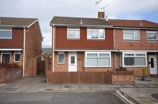 This three bed family home with a garage is on sale in Aylen Road, Copnor, is on the market for £300,000. It is listed by Chinneck Shaw.