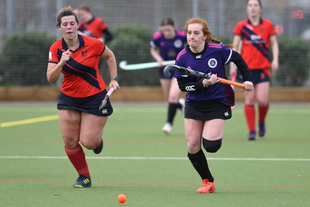 Jess Richardson, right, on the attack.Picture: Neil Marshall