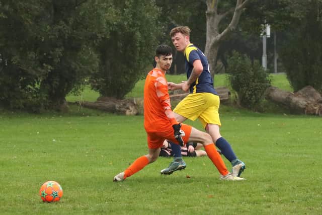 Pelham score in their 8-2 Adelaide Cup win against Spartan. Picture: Kevin Shipp