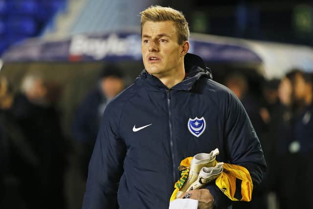 Pompey keeper Craig MacGillivray. Picture: Kieran Cleeves