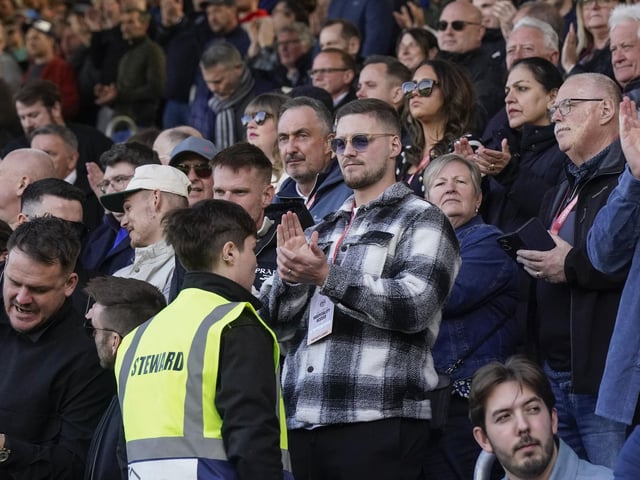 Pompey fans played a big role in carrying their team to a massive three points in their Championship survival battle against Blackburn Rovers.