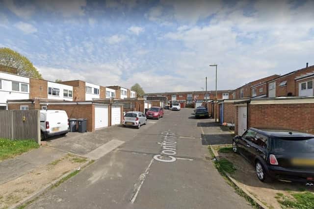 Firefighters were deployed to Conford Court, near St Clair's Avenue, Havant early this morning. Picture: Google Street View.