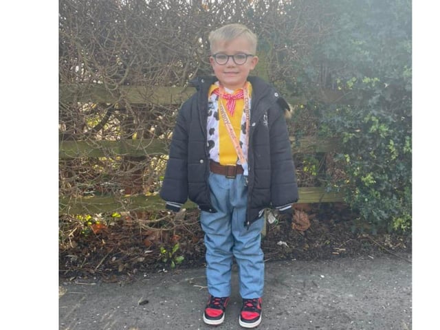 Callum looks brilliant as Woody from Toy Story - Happy World Book Day!