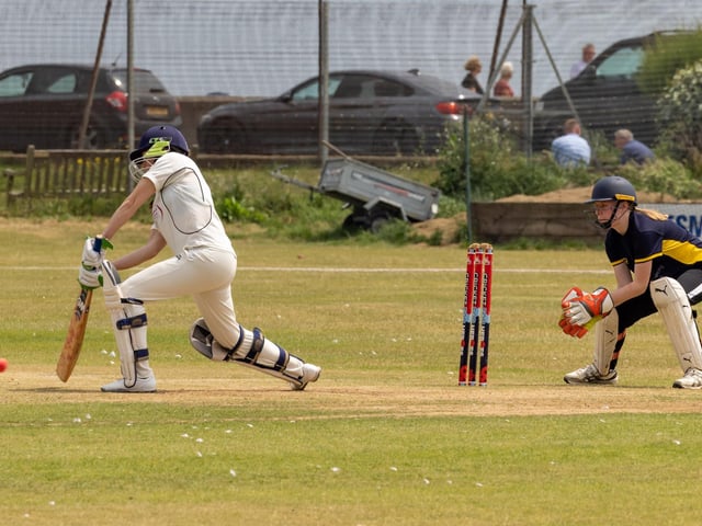 Laura Ineson batting for Railway Triangle. Picture: Mike Cooter