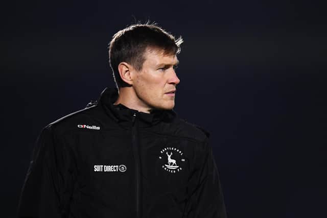 Another surprising second-round shock saw the League Two side comfortably beat League One high-fliers Sheffield Wednesday 3-0 in the second round. (Photo by Alex Burstow/Getty Images)