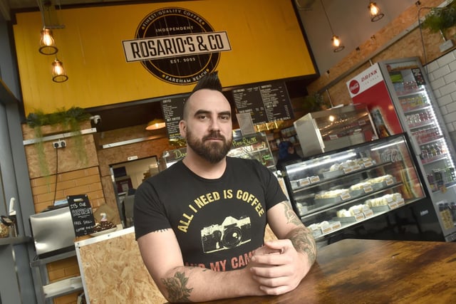 Rosario's & Co in Fareham Road, Gosport, is celebrating its second birthday.  Pictured is: Scott Morey, one of the directors for Rosario's & Co.    Picture: Sarah Standing (280125-8953)