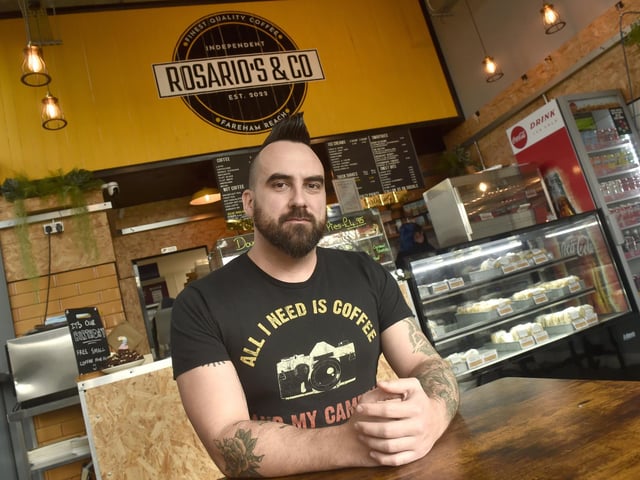 Rosario's & Co in Fareham Road, Gosport, is celebrating its second birthday. Pictured is: Scott Morey, one of the directors for Rosario's & Co. Picture: Sarah Standing (280125-8953)