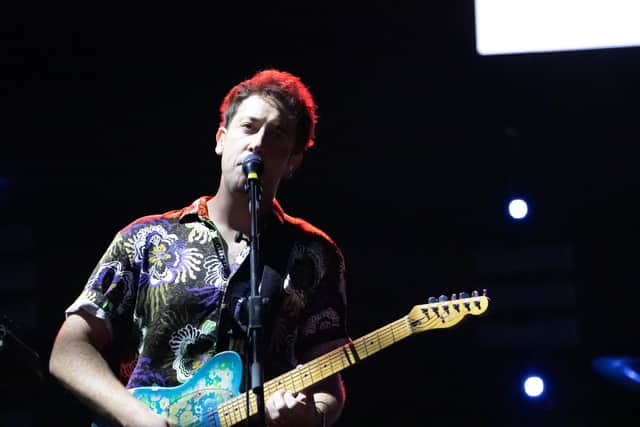 The Wombats performing on the Common Stage. Photos by Alex Shute.