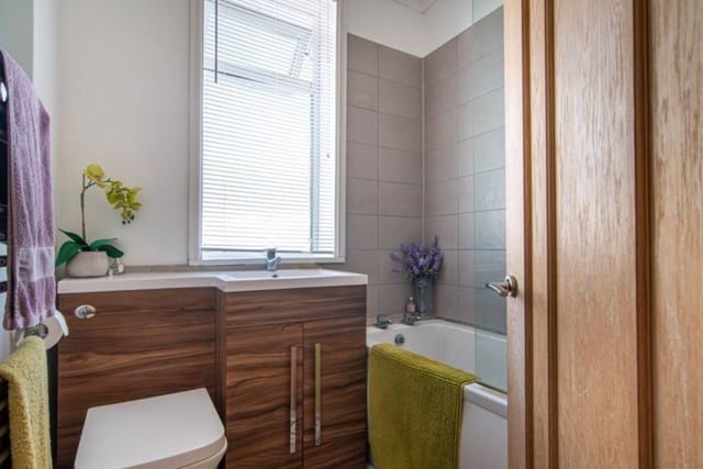 The listing says: "Upstairs you will find an extremely spacious master bedroom as well as two additional bedrooms and a modern fitted family bathroom. Additional benefits come in the form of side pedestrian access, double glazing and gas central heating. Internal viewing is highly recommended."