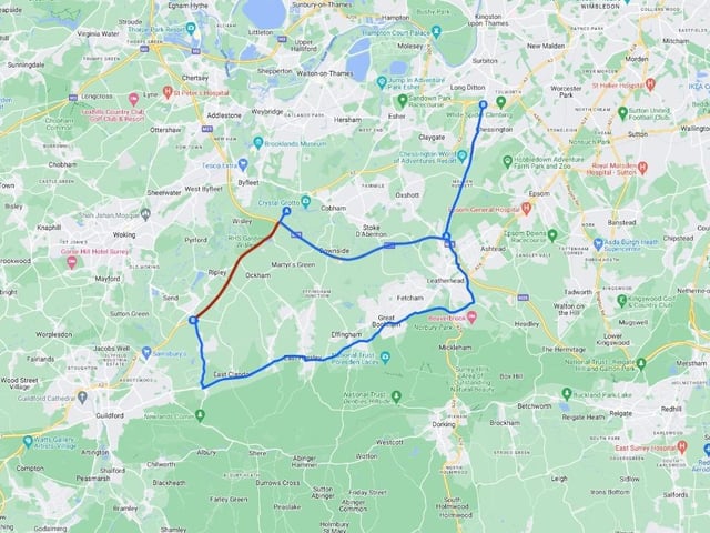 The official diversion route