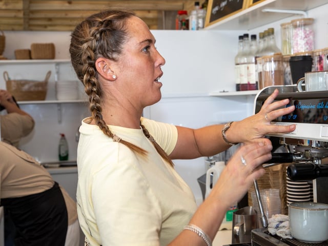 Cafe Boho opened its doors on May 20 by Alice Mantle who has created a new trendy cafe which specialises in toasted ciabattas, fresh coffee, fresh juice and a range of sweet treats. Pictured - Cafe Boho on Hayling Island