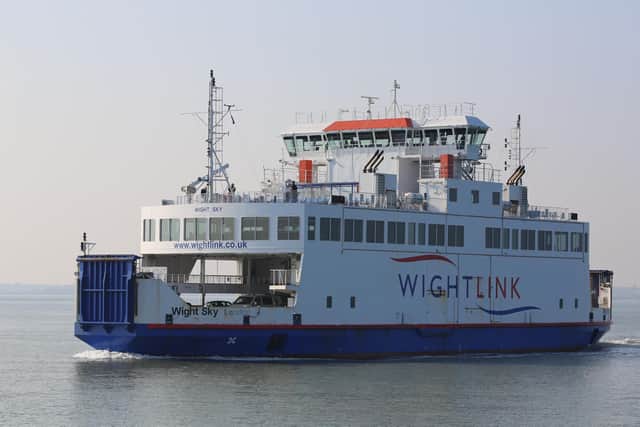 A report was commissioned into the engine failures Wightlink's Wight Sky ferry. Picture: Geni - Wiki Media.