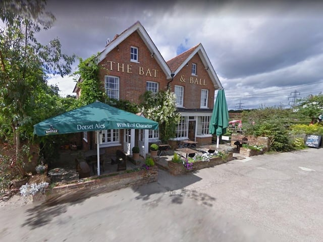 The Bat & Ball, Hyden Farm Lane, Hambledon, is a 20 minute drive from Portsmouth via the A3(M). It's next to Hambledon Cricket Club - hence the name - and there are wonderful views of rolling countryside