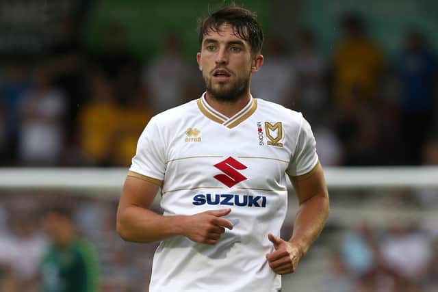 Lincoln defender Joe Walsh in action while playing for MK Dons. Picture: Pete Norton/Getty Images