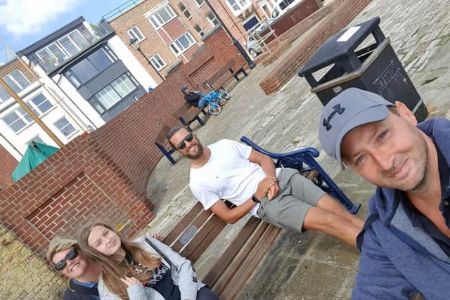 Dave, Claire and Charlotte Tiller have become firm friends with Christian Burgess, who has supported them through tragic times