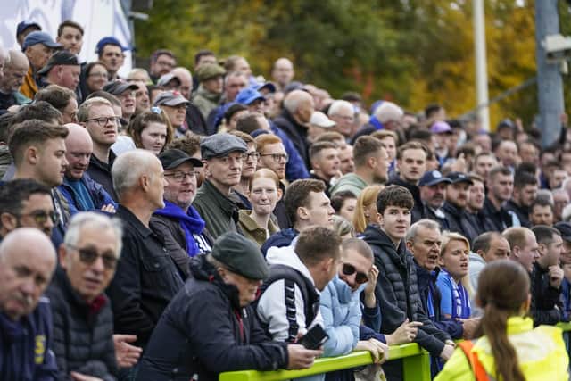 Pompey were accompanied by 1,195 fans for Saturday's trip to Forest Green
