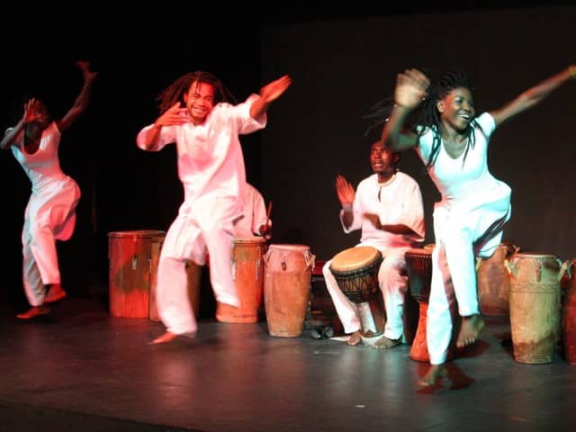 Kakatsitsi Drummers, who appeared at The Spring Arts Centre in Havant in August