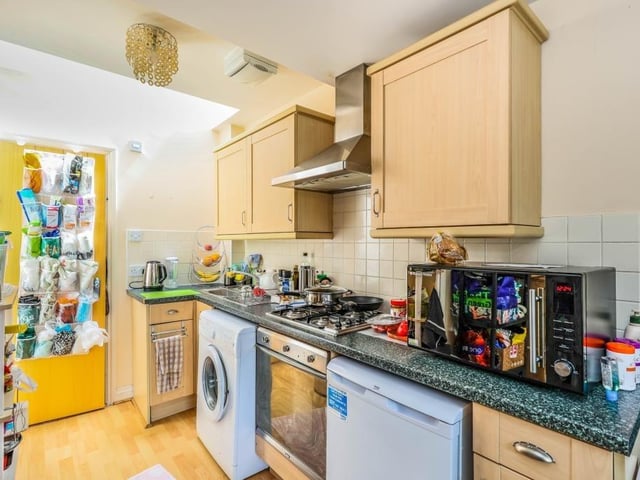 This one-bedroom flat located on Landport Terrace in Southsea is on the market for £125,000. It is listed by Morris Dibben.