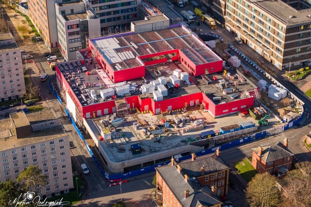 The construction of the new emergency department is a £58m project that is expected to take roughly two years to complete. 
Picture: Marcin Jedrysiak