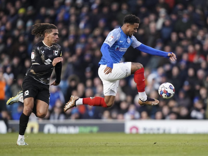 Match action from today's clash with MK Dons.