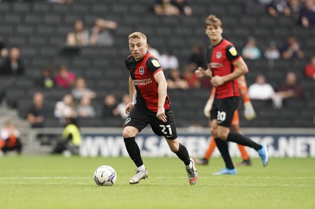 Joe Morrell is ready to face Plymouth after suffering personal heartbreak. Picture: Jason Brown/ProSportsImages
