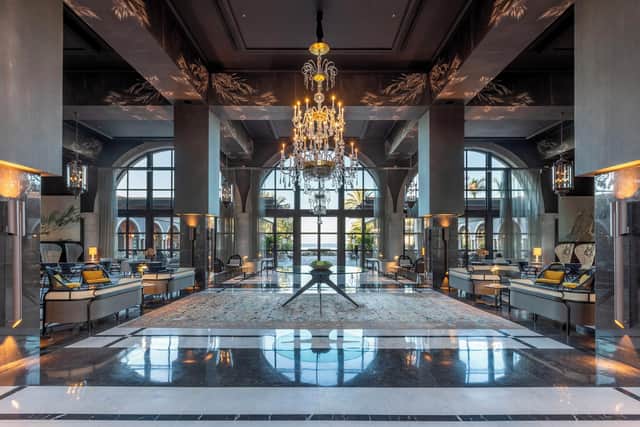 The Lopesan Costa Meloneras Resort Spa & Casino reception area