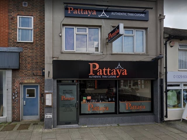 Pattaya, at 114 West Street, Fareham was handed a five-out-of-five rating after assessment on October 17.