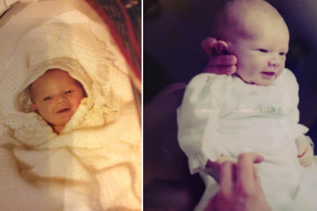 The Gumbrell family are set to walk 30 miles in memory of Callum, who lived for just one week, to mark what would have been his 30th birthday. Pictured: Callum David Gumbrell