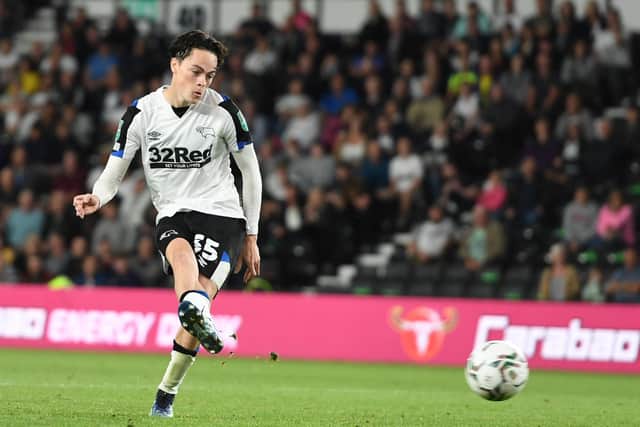 Derby's Louie Watson. (Photo by Tony Marshall/Getty Images)
