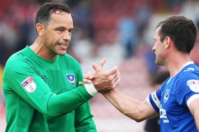 David Forde, left, and Michael Doyle. Picture: Joe Pepler