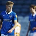 Harvey White dejected after Pompey's loss to Hull. Picture: Joe Pepler