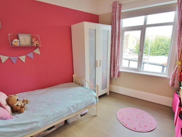 This property comes with three bedrooms, one bathroom and two reception rooms.