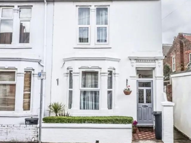 Telephone Road, Southsea, £350,000, comes with three bedrooms, two reception rooms and one bathroom. It is being sold with Lawson Rose Estate Agents.