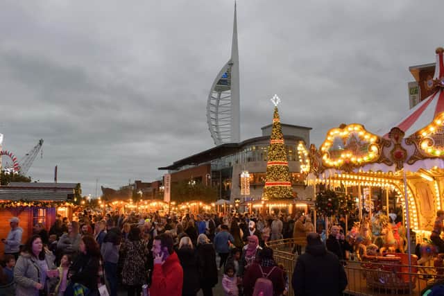 Pictured is: View of the Christmas Village. Picture: Keith Woodland (131121-19)