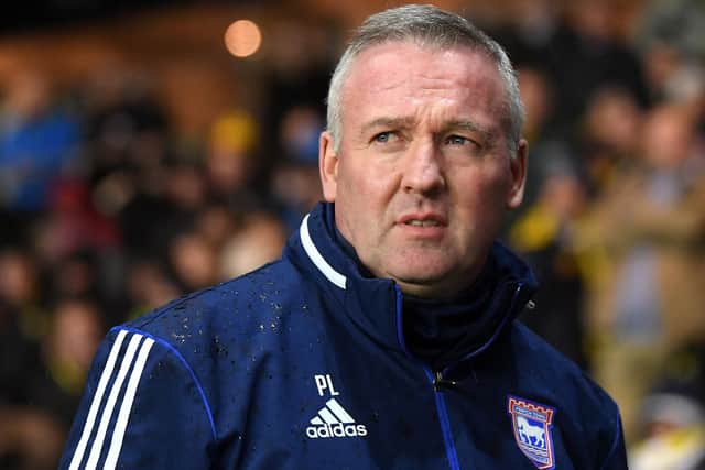 Ipswich manager Paul Lambert. Picture: Alex Davidson/Getty Images