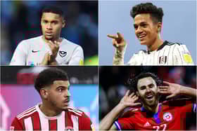 From top left, clockwise, Gavin Bazunu, Fabio Carvalho, Ben Brereton-Diaz and Morgan Gibbs-White