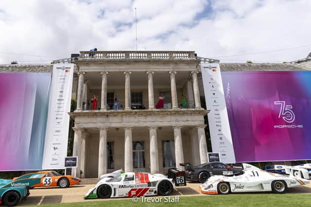 Sunday's action at the 2023 Festival of Speed at Goodwood. 
Picture credit: Lyn Phillips and Trevor Staff