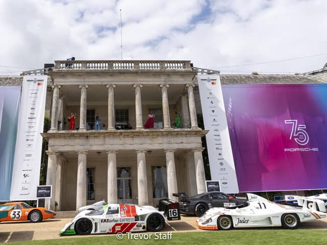 Sunday's action at the 2023 Festival of Speed at Goodwood. 
Picture credit: Lyn Phillips and Trevor Staff