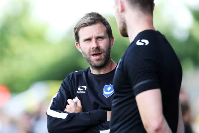 Mikey Harris has pulled out of the running to be Pompey Academy manager to take up at role at Southampton. Picture: Joe Pepler