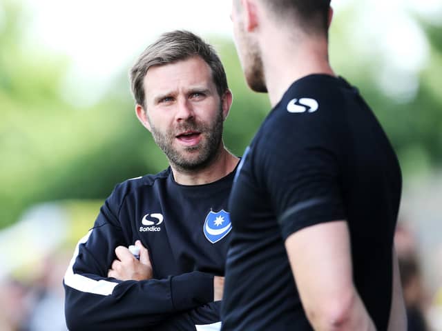 Mikey Harris has pulled out of the running to be Pompey Academy manager to take up at role at Southampton. Picture: Joe Pepler