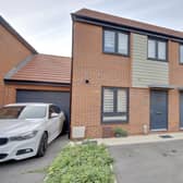 The listing says: "We are delighted to introduce to the sales market, this beautiful newly built two double bedroom semi-detached house in the much sought after location of Parlour Way, Drayton."