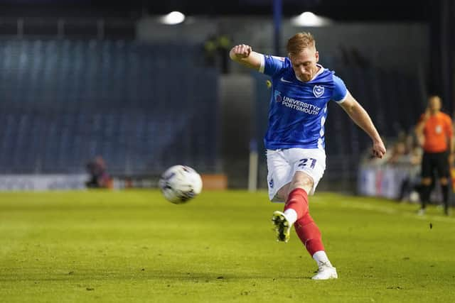 John Mousinho believes Jack Sparkes is Pompey best set-piece taker. Picture: Jason Brown/ProSportsImages