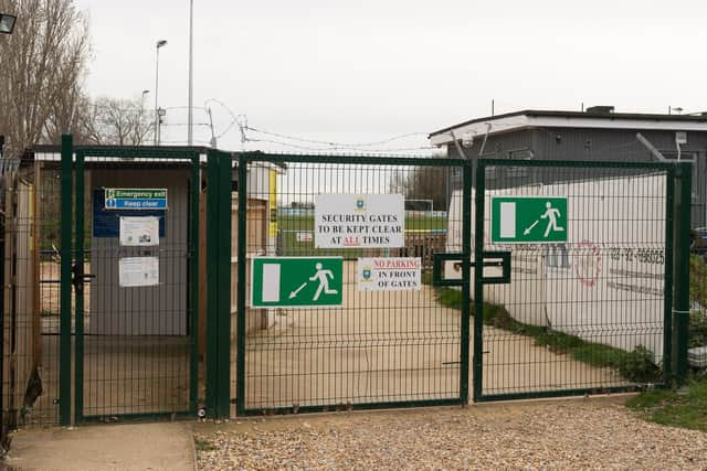 The PMC Stadium has been targeted by vandals yet again. Picture: Keith Woodland