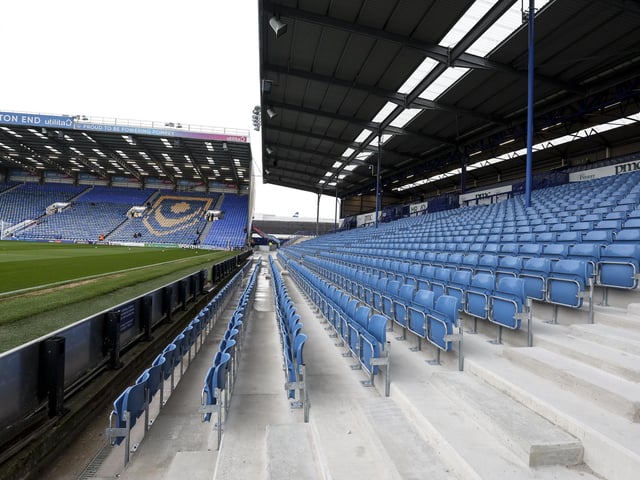The view from the North Stand, where the lower section has been reprofiled and new seats installed. Picture: Robin Jones - Digital South