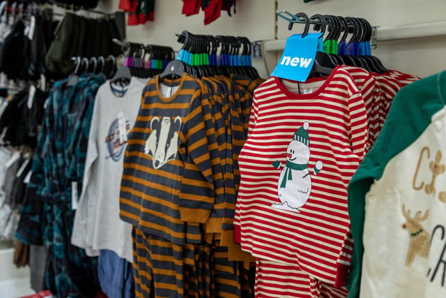 The larger Poundland store now stocks a range of clothing. Picture: Mike Cooter (091223)