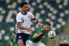 Dion Charles in action for Northern Ireland (Photo by Charles McQuillan/Getty Images)