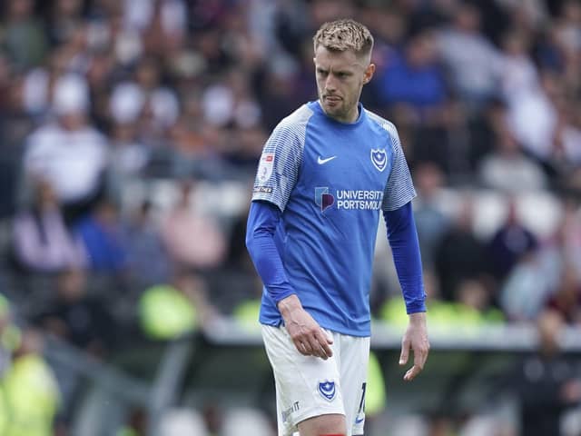 Joe Pigott scored seven goals for Pompey in 2022-23. Picture: Jason Brown/ProSportsImages