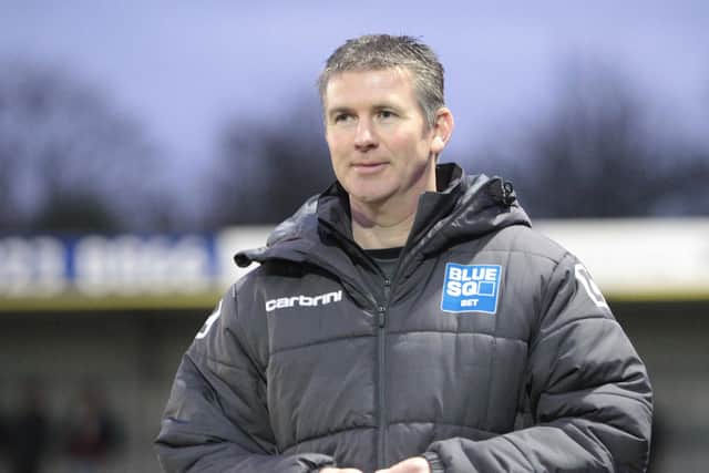 Shaun Gale pictured during his time as Hawks manager in 2012. Picture by Dave Haines